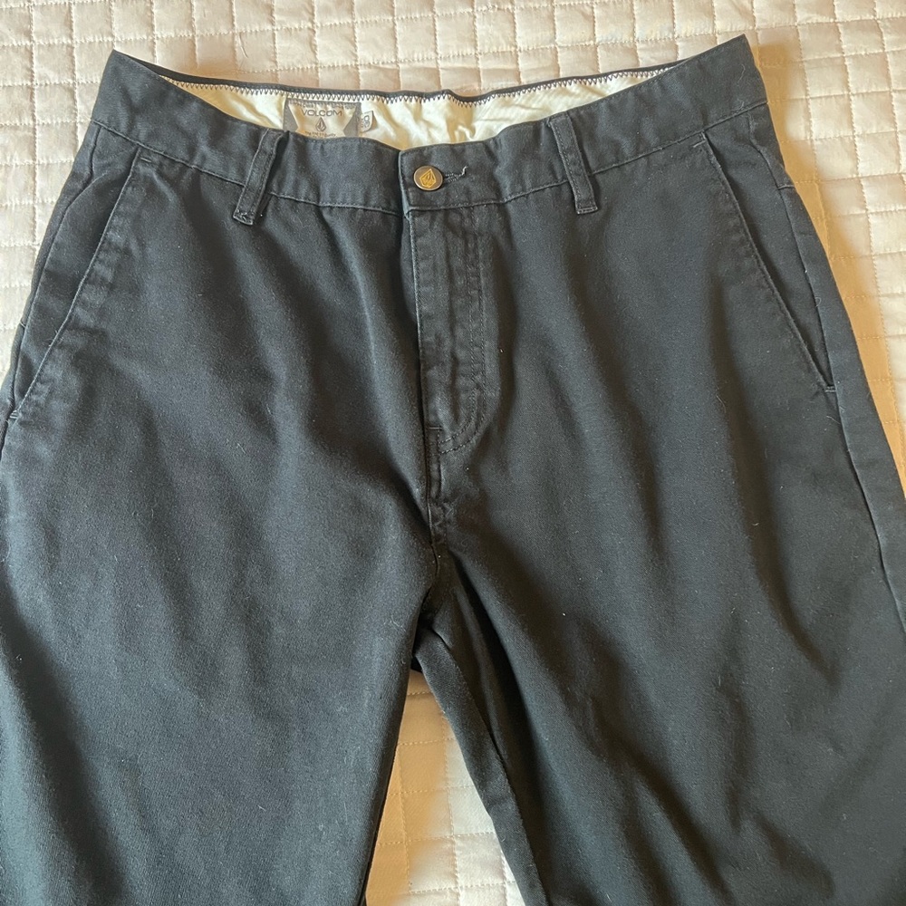 Black Volcom shorts - size 30